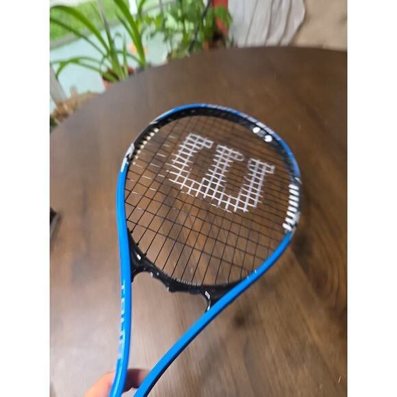 Wilson Tour Slam Lite Power Bridge Blue Black Tennis Rackets 3-7/8” - Picture 11 of 16